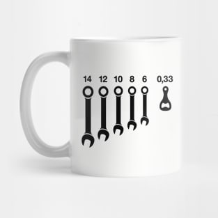 Wrench / wrenches beer bottle opener tools Mug